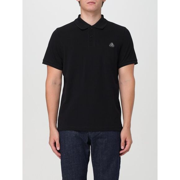 Moose Knuckles Polo Shirt Men Black